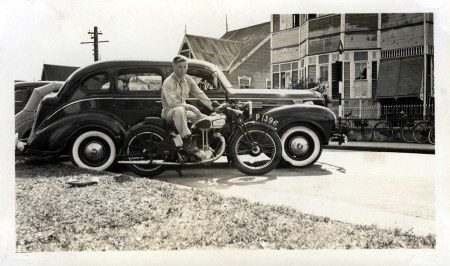 Bermuda is not far away, though not in the West Indies, and used the same P system.   The motorbike shows P 1936 and was photo'din  the early 1950s.