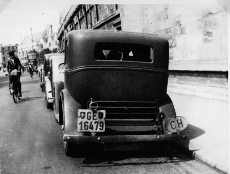 A real old-timer - possibly 1938 in Oxford.