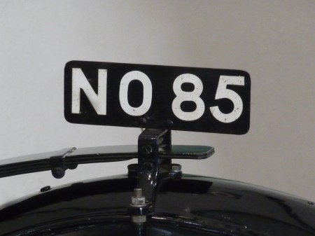NO 85 on a Natal motorcycle. NO is from Mtonjaneni-Melmoth