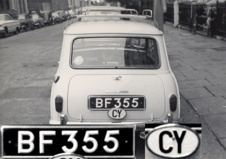The Enosis (Union with Greece) uprising in Cyprus in the early 1950s saw thousands of troops sent there over the decade, most of whom seemed to come back with with a smart car,    It was a common sight o see Cyprioys all over Britain.    Here is a Morris Mini-Minor, somewhere in London, circa 1963,    Brumby archive