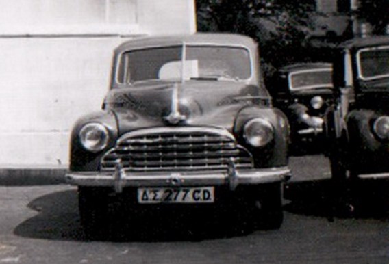 CD 277 on leave from Athens. in Britain, circa 1949-50.