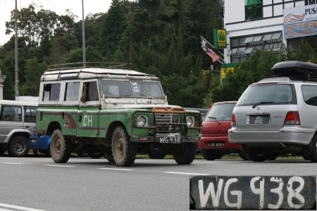 W is the code for the Federal Territory of Kuala Lumpur, seen in Kedah.