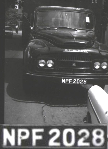 Nigerian Police Force. Austin 3-ton truck.