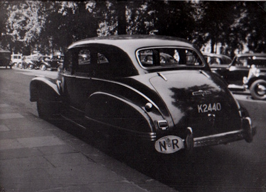 K 2440 is the Lusaka code in the former Northern Rhodesia which became Zambia upon independence in 1964. Unknown car. Pemberton archive