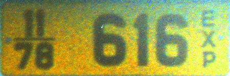 Luxembourg 1978 Export 616. Brumby archive