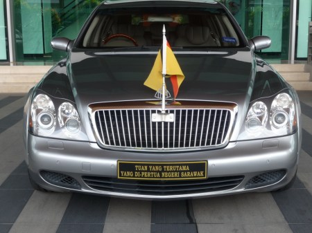 A basic conveyance for the village headman in Kuching.