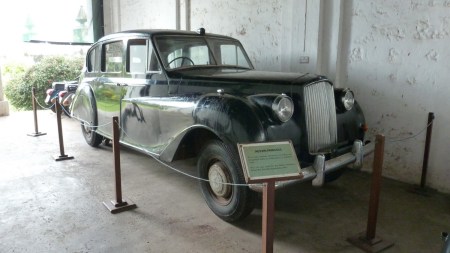 A preceding Resident (Governor) of the 1950s left this Austin ceremonial limo for his successors. Brumby archive