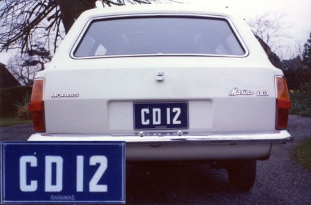 CD 12  --  see in Ascot, GB, during 1970s.    Brumby archive 1973
