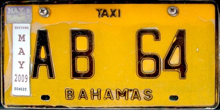 AB 64 -- Abaco Island taxi  Brumby archive 2008