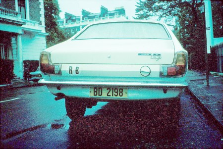 This Hillman Avenger was phot'd in London in 1976, using the new yellow plates, otherwise unchanged.     Brumby archive